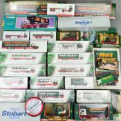 A COLLECTION OF BOXED CORGI AND ATLAS EDITIONS EDDIE STOBART DIECAST MODELS, Atlas models from the