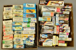 A COLLECTION OF MODEL AIRCRAFT KITS, from various manufacturers including Matchbox, Frog and Novo,