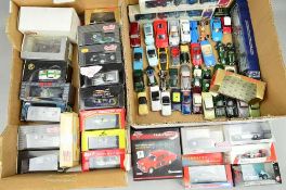 A QUANTITY OF BOXED AND UNBOXED MODERN DIECAST VEHICLES, to include Corgi Classics, Lledo Vanguards,