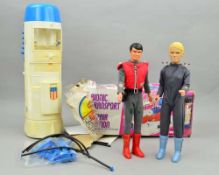 A BOXED DENYS FISHER THE SIX MILLION DOLLAR MAN BIONIC TRANSPORT AND REPAIR STATION, contents not