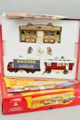 A BOXED CORGI CLASSICS SHOWMANS RANGE MICKEY KELLY BOXING SET, No.31012, appears complete with Foden