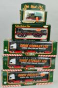 A COLLECTION OF BOXED CORGI CLASSICS EDDIE STOBART TRUCK MODELS, complete with Limited Edition