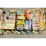 A COLLECTION OF MODEL AIRCRAFT KITS, from various manufacturers including Airfix, Revell and