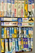 A COLLECTION OF ITALERI MODEL AIRCRAFT KITS, in two boxes containing approximately 42 kits, scale