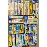 A COLLECTION OF ITALERI MODEL AIRCRAFT KITS, in two boxes containing approximately 42 kits, scale