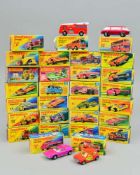 A QUANTITY OF BOXED MATCHBOX SUPERFAST DIECAST VEHICLES, to include Lotus Europa, No.5 and Racing