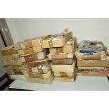 A COLLECTION OF OVER ONE HUNDRED MODEL AIRCRAFT KITS/PARTS, in open boxes, most kits are in