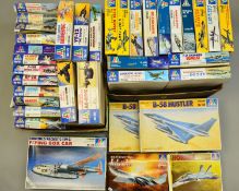 A COLLECTION OF ITALERI MODEL AIRCRAFT KITS, in two boxes containing approximately 36 kits, scale