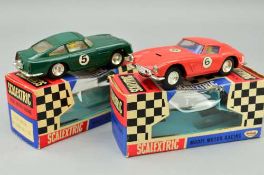 A BOXED SCALEXTRIC ASTON MARTIN D4B GT, No.C68, British racing green with racing number 5, with a