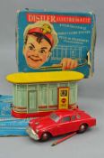 A BOXED DISTLER ELECTROMATIC POWER FILLING STATION AND STUDEBAKER COMMANDER CAR, not tested,