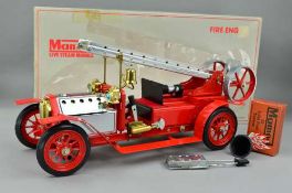 A BOXED MAMOD LIVE STEAM FIRE ENGINE, No.FE1, not tested, appears complete with accessories and
