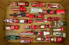 A COLLECTION OF UNBOXED MATCHBOX COLLECTABLES INTERNATIONAL FIRE COLLECTION MODELS, including models