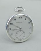 AN INTERESTING ALUMINIUM VACHERON CONSTANTIN POCKET WATCH, model 4396, seventeen jewel movement,