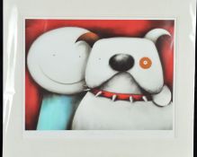 DOUG HYDE (BRITISH 1972), 'Partners in Crime', a limited edition print, 325/395, of a stylised boy