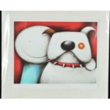 DOUG HYDE (BRITISH 1972), 'Partners in Crime', a limited edition print, 325/395, of a stylised boy