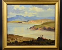 MAURICE C WILKES (IRISH 1910-1984), 'On The Kerry Coast, Near Waterville', an Irish Coastal scene,