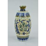 A DOULTON LAMBETH VASE DESIGNED BY FRANCIS E. LEE, c.1882-1890, inscribed initials and impressed