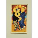 BERYL COOK (BRITISH 1926-2008), 'Dirty Dancing', a limited edition print, 118/650 of a lady and