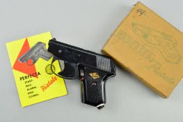 A .22'' BLANK FIRING PERFECTA RACE STARTING PISTOL, complete with its original box and instructions,