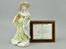 A ROYAL WORCESTER LIMITED EDITION FIGURE FROM THE AGE OF ELEGANCE, 'The Paramour' No.64/500 with