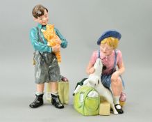 TWO LIMITED EDITION ROYAL DOULTON FIGURES, 'Welcome Home' HN 3299, No 3734/9500 and 'The Home