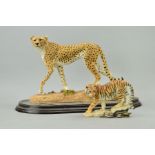 TWO COUNTRY ARTISTS SCULPTURES, 'Cheetah-Agile Spirit' from Natural World series, No.02368, on
