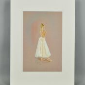 KAY BOYCE (BRITISH CONTEMPORARY), a limited edition print of a scantily clad woman, 55/295 signed