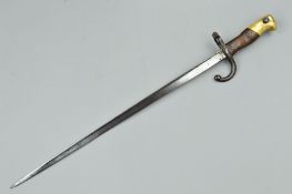 A FRENCH ISSUE 'CHASSEPOT' BAYONET, no scabbard, it has the usual markings along the top spine of