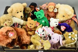 VARIOUS TY TEDDY BEARS, 'Eve', 'Shelby', 'Jack', 'Glory', 'Shagginton', 'Baby Auburn' etc