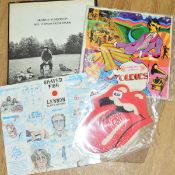 A ROLLING STONES PICTURE RECORD 'SHE WAS HOT', a Lennon Plastic Ono band - Shaved Fish LP, a