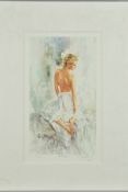 GORDON KING (BRITISH 1939), 'A Look', a limited edition proof print 16/49, signed, titled and