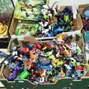 LEGO - two boxes of Hero Factory models and others similar including Ben10, three instruction