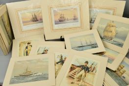 A COLLECTION OF MARITIME PRINTS to include three signed limited edition prints by Derek G.M.Gardner,