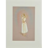 KAY BOYCE (BRITISH CONTEMPORARY), 'ANGELINA II', a limited edition print of a scantilly clad woman