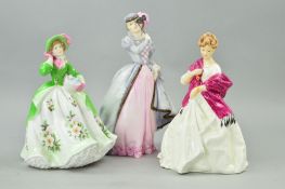 THREE ROYAL WORCESTER FIGURES, to include limited edition 'Sweet Holly' 863/9500, 'First Dance' No
