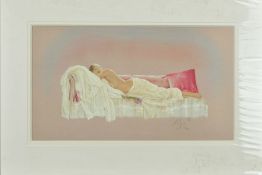 KAY BOYCE (BRITISH CONTEMPORARY), 'Sleeping Beauty', a limited edition print 231/295 of a scantily
