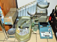 VINTAGE COIN COUNTING MACHINES, etc, to include an ICC coin counter, an Omal Universal money