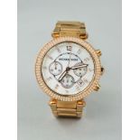 A GENTS MICHAEL KORS WRISTWATCH, MK-5491