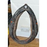 A LEATHER HORSE COLLAR