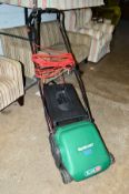 A QUALCAST ELAN 32 ELECTRIC LAWN MOWER, with grassbox