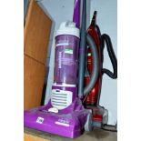 TWO HOOVER UPRIGHT VACUUM CLEANERS