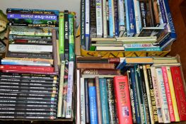 THREE BOXES OF BOOKS