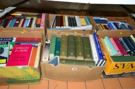 SIX BOXES OF BOOKS, to include Roberts, David, R.A., Egypt and The Holy Land (facs)