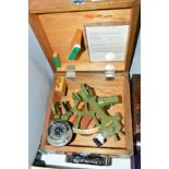 A CASED 1970'S TOIZAKI & CO LTD SEXTANT, No.7217, examination certificate dated 13/5/72, with