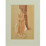 KAY BOYCE (BRITISH CONTEMPORARY) 'OLIVIA' a limited edition print 67/95 of a woman wearing