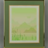 IAN WARWICK KING (BRITISH CONTEMPORARY), a limited edition print 'Greenhills', signed, titled and