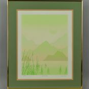 IAN WARWICK KING (BRITISH CONTEMPORARY), a limited edition print 'Greenhills', signed, titled and