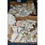 TWO BOXES OF VARIOUS SEASHELLS