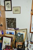 PICTURES, PRINTS, SUNDRIES, etc, to include MAC print, Cath Kidson bag, watercolour, tapestries,
