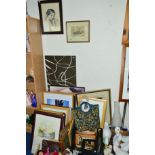 PICTURES, PRINTS, SUNDRIES, etc, to include MAC print, Cath Kidson bag, watercolour, tapestries,